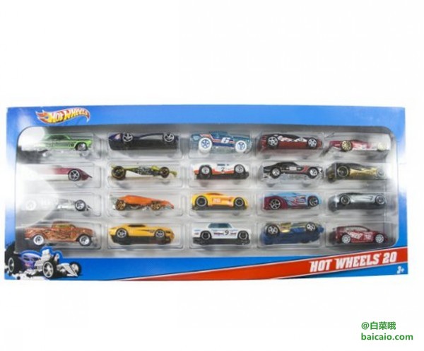 单品好价，Hot Wheels 风火轮 火辣小跑车20辆 ￥89包邮